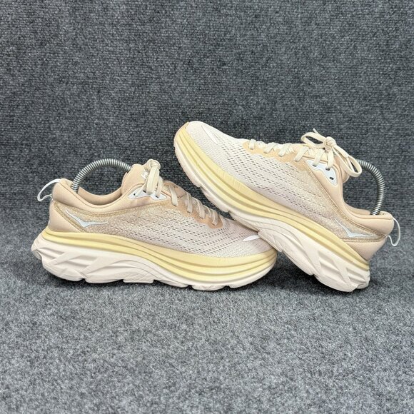 Hoka Bondi 8 Running Shoes Women's Size 8 Athletic Training Gym Racing Sneakers - Picture 8 of 12